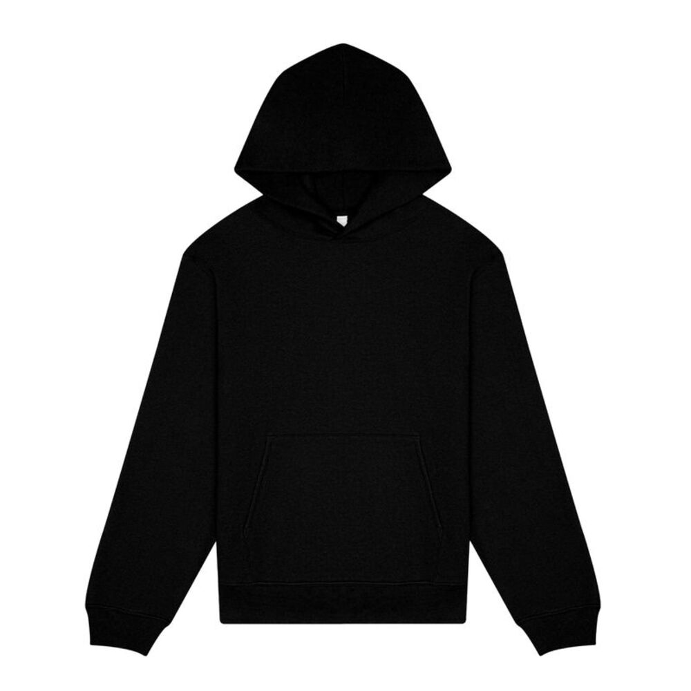 Unisex Adult Heavyweight Pull Over Hoodie / Black